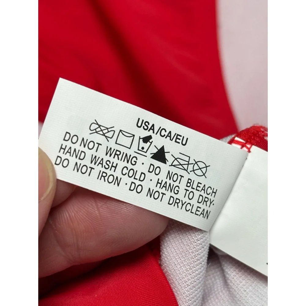 Cocoship Women's Size 6 Solid Red Plunging Neckline High Leg One Piece Swimsuit - Picture 13 of 16